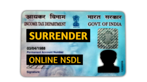 How To Surrender Pan Card Online How To Surrender Pan Card Nsdl Pan Card Surrender Online पैन कार्ड सरेंडर कैसे करे ऑनलाइन